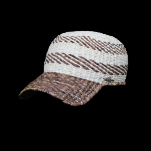 Handwoven Double Band Toquilla & Platano Straw Cap - Image 1