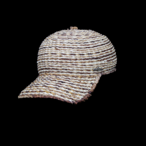 Handwoven Square Toquilla & Platano Straw Cap - Image 1