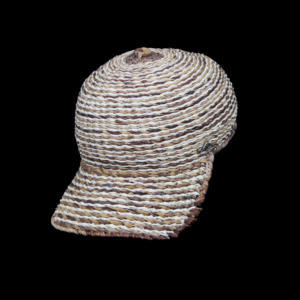 Handwoven Square Toquilla & Platano Straw Cap - Image 2