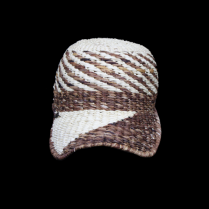 Handwoven Sideways Toquilla & Platano Straw Cap - Image 5